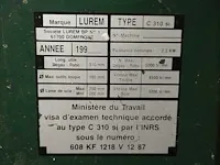 Lurem c310 si tafelcirkelzaagmachine - afbeelding 6 van  6