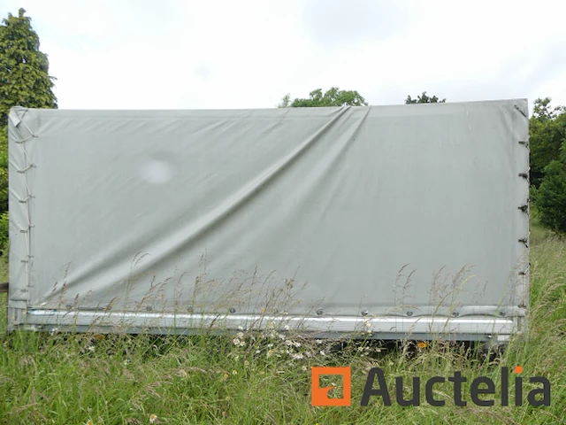 Lusinn 2-assige aanhanger met zwenkdissel en dekzeil gdp3548 - afbeelding 11 van  16