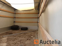 Lusinn 2-assige aanhanger met zwenkdissel en dekzeil gdp3548 - afbeelding 13 van  16