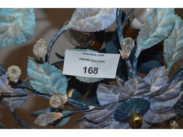 Luster bladvorm met 8 lichtpunten - afbeelding 3 van  5