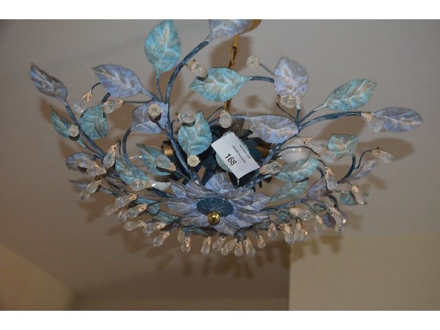 Luster bladvorm met 8 lichtpunten - afbeelding 5 van  5