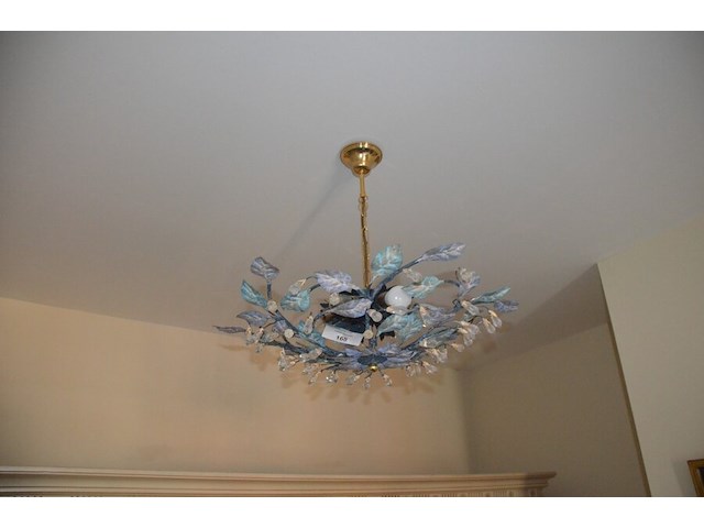 Luster bladvorm met 8 lichtpunten - afbeelding 1 van  5