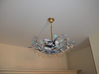 Luster bladvorm met 8 lichtpunten - afbeelding 1 van  5