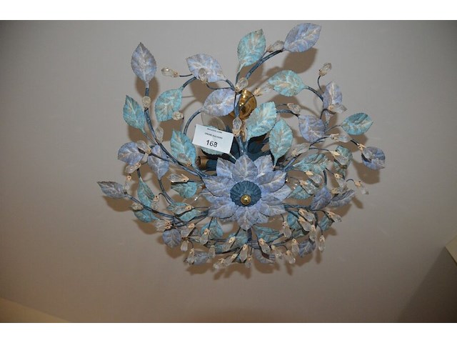 Luster bladvorm met 8 lichtpunten - afbeelding 4 van  5