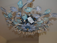 Luster bladvorm met 8 lichtpunten - afbeelding 5 van  5