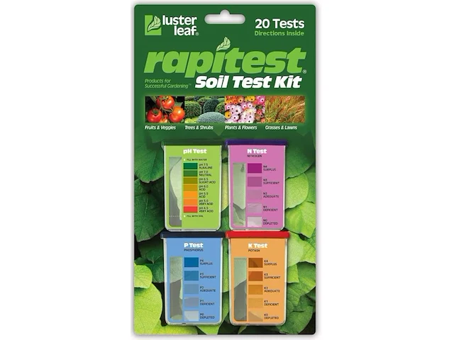 Luster leaf 1602 bodem test kit - afbeelding 1 van  3