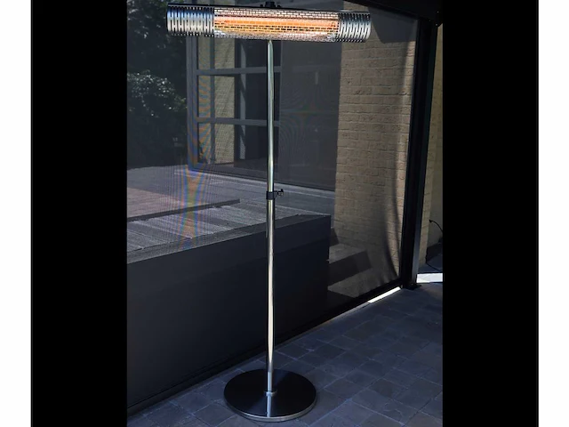 Luxe - inox staander voor terrasverwarmer - terrace heating - afbeelding 1 van  6