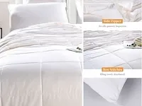 Luxe dekbed, zijde 135x200, wit - afbeelding 4 van  5