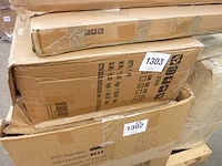 Luxe draaibare bureaustoel laptop manager stoel zwart - afbeelding 6 van  6