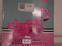 Luxe float neon flamingo - afbeelding 1 van  3