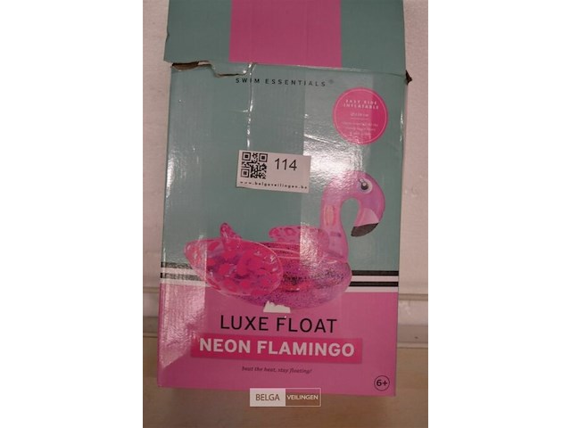 Luxe float neon flamingo - afbeelding 2 van  3