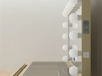 Luxe kaptafel met verlichting - 1500x600x810mm - afbeelding 7 van  12