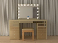 Luxe kaptafel met verlichting - 1500x600x810mm - afbeelding 11 van  12