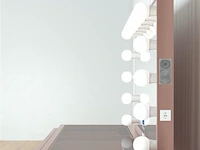 Luxe kaptafel met verlichting - 1500x600x810mm - afbeelding 7 van  12