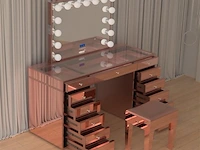Luxe kaptafel met verlichting - 1500x600x810mm - afbeelding 9 van  12