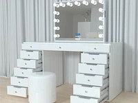 Luxe kaptafel met verlichting - 1500x600x810mm - afbeelding 8 van  11