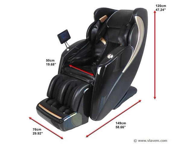 Luxe massagestoel zero gravity - dual-manipulators - afbeelding 14 van  15