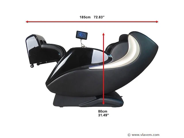 Luxe massagestoel zero gravity - dual-manipulators - afbeelding 15 van  15