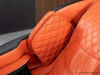 Luxe massagestoel zero gravity - zwart / rood - afbeelding 4 van  18