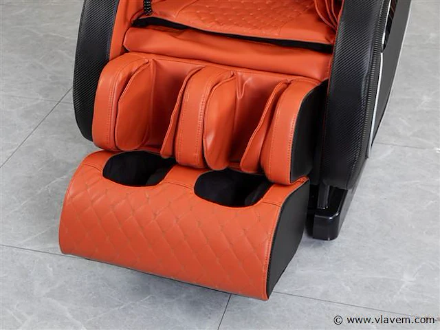 Luxe massagestoel zero gravity - zwart / rood - afbeelding 7 van  18