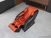 Luxe massagestoel zero gravity - zwart / rood - afbeelding 13 van  18