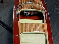 Luxe riva florida modelboot in mahonie hout ( 670 mm) nieuwe staat per 1980 - afbeelding 4 van  11