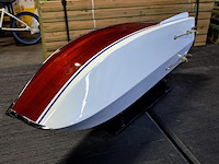 Luxe riva florida modelboot in mahonie hout ( 670 mm) nieuwe staat per 1980 - afbeelding 8 van  11
