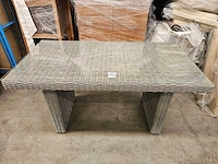 Luxury lounge belmonte low dining tafel kobo grey - afbeelding 2 van  4