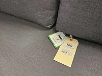 Luxury lounge los angeles hoeklounge + poef - antraciet - afbeelding 5 van  5