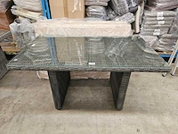 Luxury lounge maranello low dining tafel rock grey - afbeelding 2 van  4