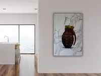 Lv bomb 40x60 cm - canvas wanddecoratie - afbeelding 2 van  2