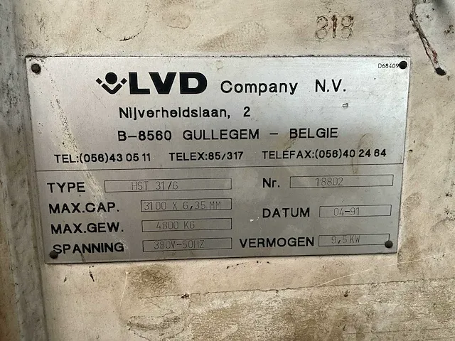 Lvd hst31/6 guillotineschaar - afbeelding 3 van  11
