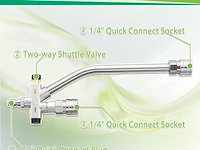 M mingle dual lance hogedrukreinigerstok voor schuimkanon - afbeelding 3 van  5