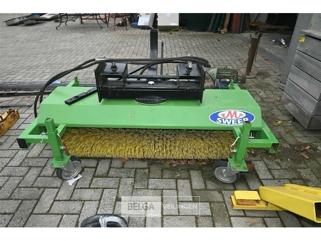 M-sweep veegborstel + opvangbak voor heftruck - afbeelding 2 van  8
