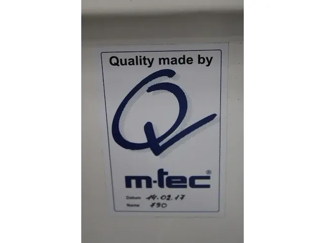M-tec p20 gipsmachine - afbeelding 11 van  12