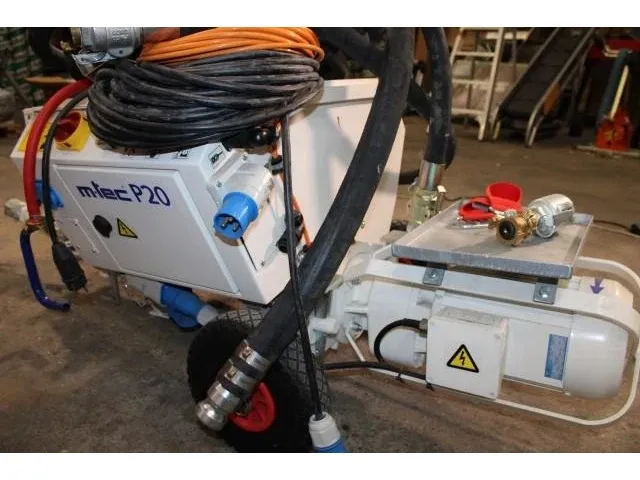 M-tec p20 gipsmachine - afbeelding 5 van  12