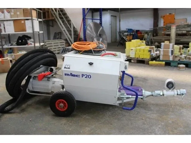 M-tec p20 gipsmachine - afbeelding 8 van  12