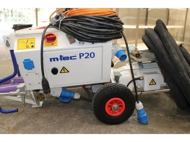 M-tec p20 gipsmachine - afbeelding 9 van  12