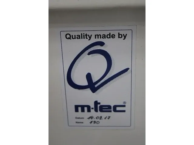 M-tec p20 gipsmachine - afbeelding 12 van  12