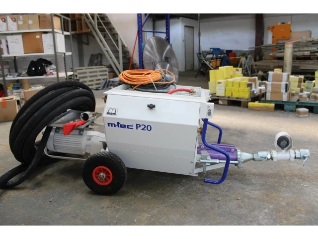 M-tec p20 gipsmachine - afbeelding 4 van  12