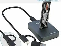 M.2 naar usb docking station - afbeelding 3 van  3