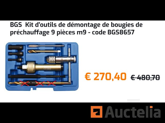 M9 bgs 8657 bougie demontage gereedschapsset - afbeelding 1 van  5
