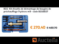 M9 bgs 8657 bougie demontage gereedschapsset