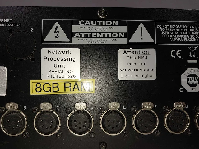 Ma lighting network processing unit (npu)(for grandma2) - afbeelding 6 van  7