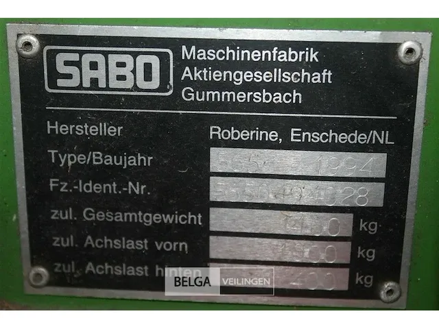 Maaimachine sabo - afbeelding 8 van  8