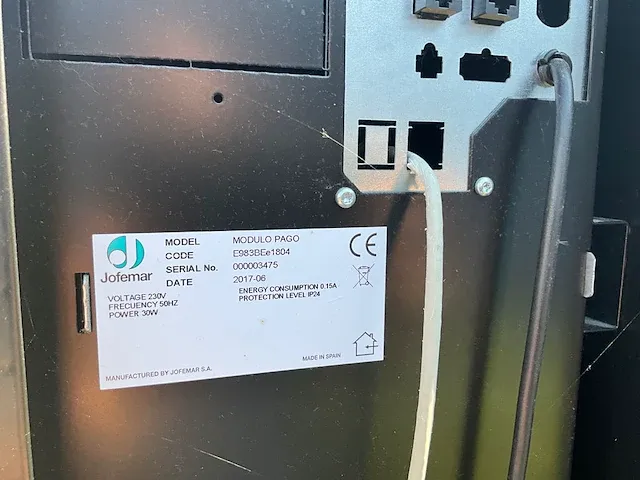 Maaltijdautomaat jofemar esplusv5 c/grupo - afbeelding 11 van  12
