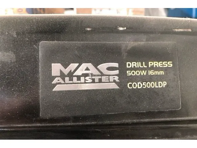 Mac allister kolomboormachine - afbeelding 3 van  7