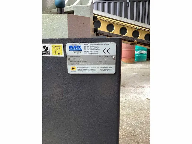Macc ntm 350 afkortcirkelzaagmachine demo machine - afbeelding 7 van  8