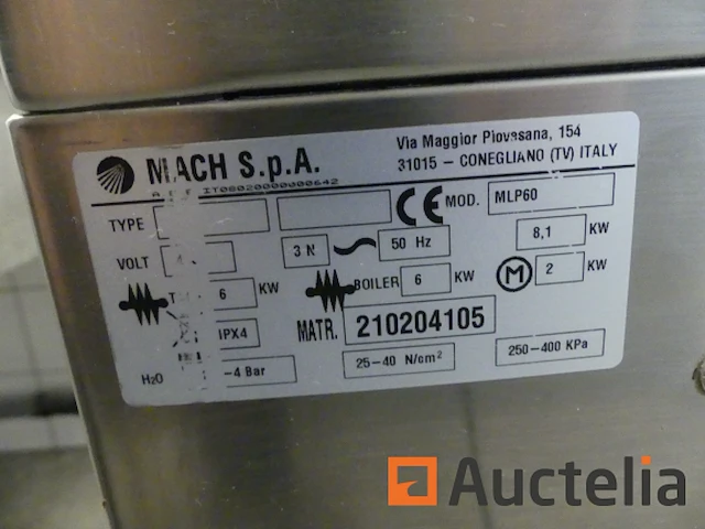 Mach mlp60 tafelgerei wasmachine - afbeelding 6 van  7