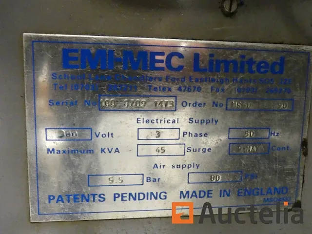 Machinale machine cn emi-mec microsprint 50 serie 100 - afbeelding 53 van  58